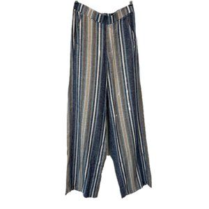 MADRAG Striped Linen Pants